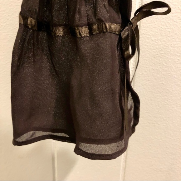 Apostrophe Sheer Crepe Boho Blouse M - Picture 4 of 8